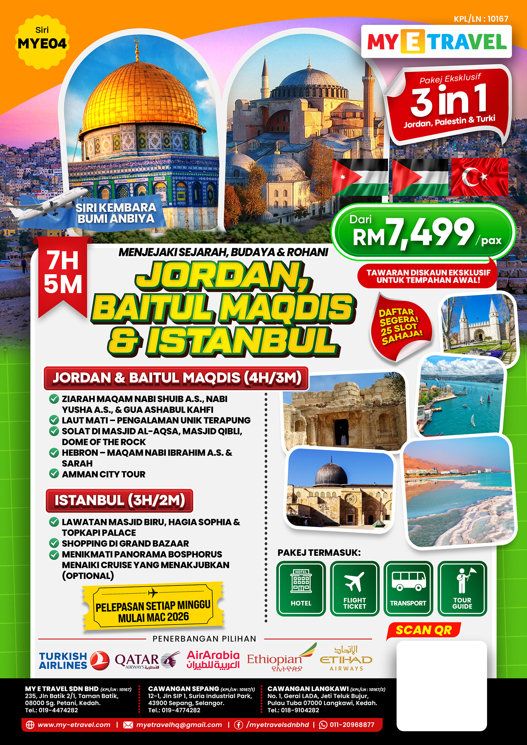 MY04 Flyers Ziarah Jordan BaitulMaqdis Istanbul