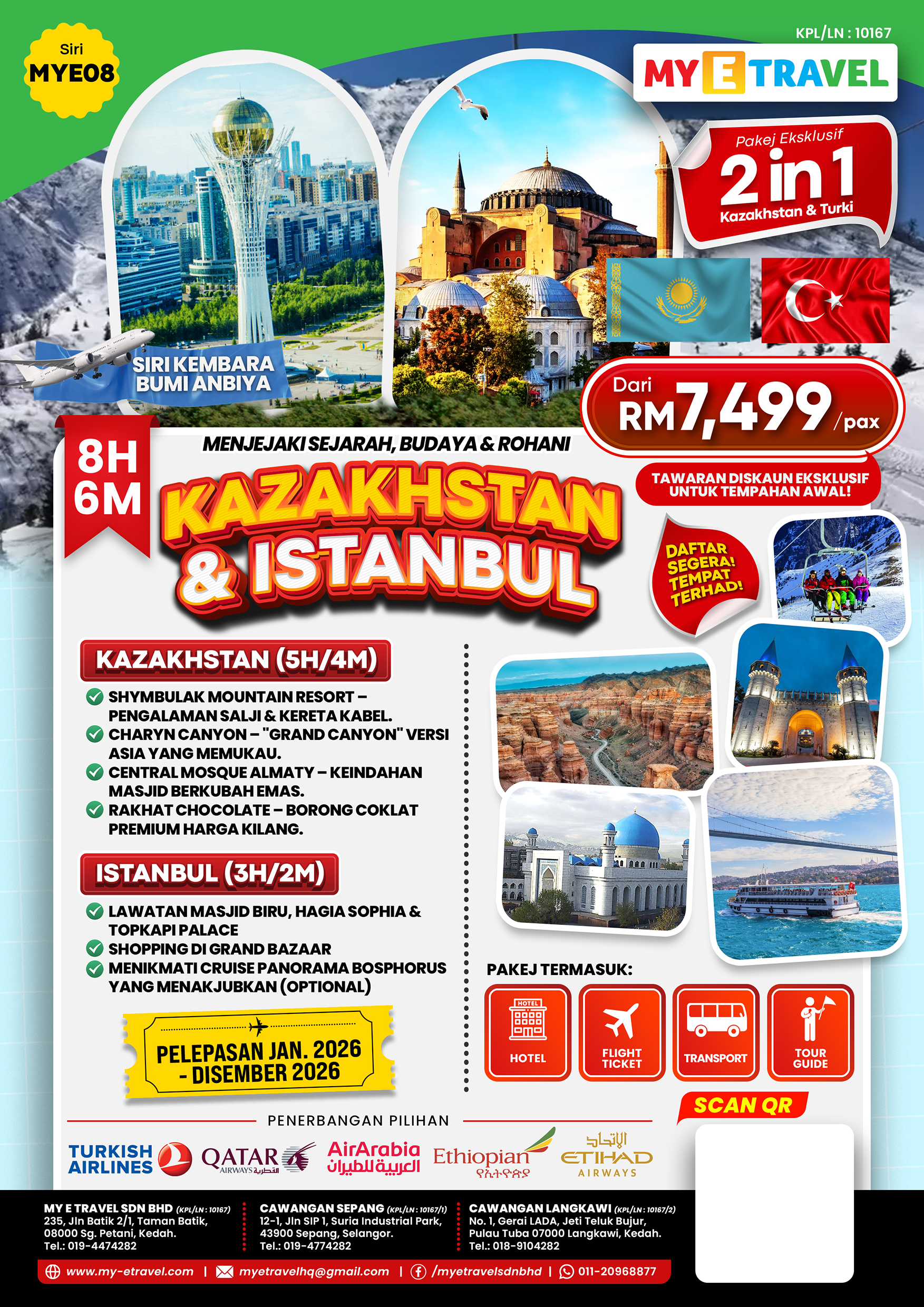 MY08 Flyers Ziarah KAZAKHSTAN ISTANBUL